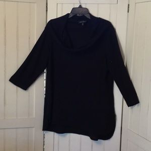 Slinky brand cowl collar top